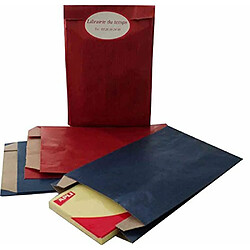 Apli 101653 250 Enveloppes Pochettes Cadeau, 11cm x 5cm x 21cm, Kraft Bleu