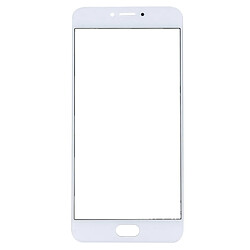 Wewoo Pièce détachée Meizu PRO 6 blanc / MX6 Pro Lentille extérieure en verre