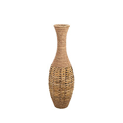 Vase de sol Alexandra House Living Marron PVC Fibre naturelle 30 x 96 x 30 cm