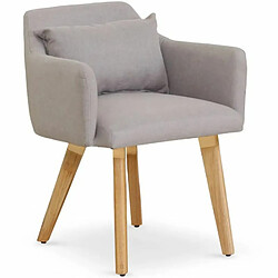 Paris Prix Fauteuil Scandinave Alan 70cm Beige