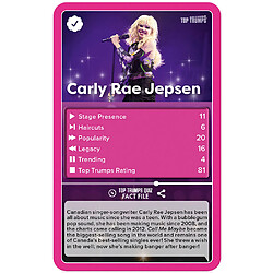 Winning Moves Music Popstars - Top Trumps Jeu de société (Anglais) pas cher