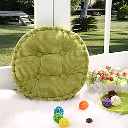 Coussin De Chaise En Coton Circulaire Pad Home Car Bistro Dining Pad De Coussin De Siège Vert