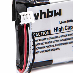 Vhbw Set de 2 batteries 500mAh (3.7V) pour télephone fixe sans fil Philips ID 555, 5551B, 5552B comme 5-2762, 5-2770, SL-422943.