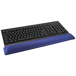 Clavier InLine® avec repose-poignet en gel 464x60x23mm bleu