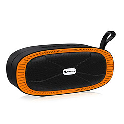 Yonis Enceinte Bluetooth Portable Stereo Surround Avec Microphone Support TF USB FM Enceinte Bluetooth Portable Stéréo Surround Avec Microphone Support Carte TF FM Orange YONIS