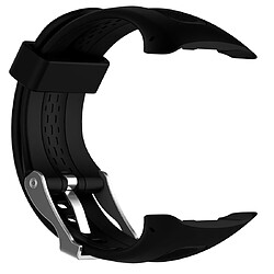 Avis Wewoo Bracelet pour montre connectée Dragonne Sport en silicone Garmin Forerunner 10/15 Noir