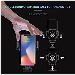 Universal Charge sans fil 10W pour Samsung S10 S9 S8 S6 S7 Edge Porte-téléphone de voiture pour XS Max XR 8 Plus Chargeur de voiture sans fil | Chargeur de voiture