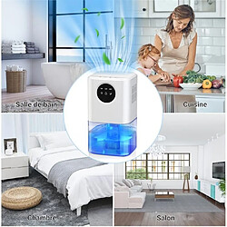 DÉSHUMIDIFICATEUR D'AIR FIMEI - Modèle B221 - Réservoir de 1700 ml - 350 ml/jour - Convient pour des espaces de 5 à 20 m² - Déshumidification efficace - Affichage intelligent - Contrôle par boutons