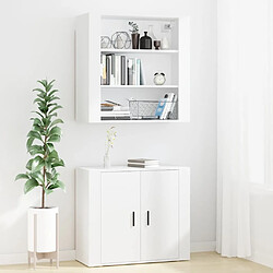 Avis Maison Chic Buffet,Meuble de Rangement,commode pour salon,Cuisine Blanc Bois d'ingénierie -MN69633