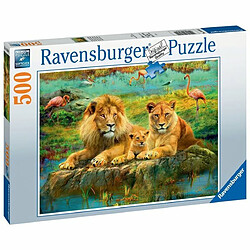 Ludendo Puzzle 500 Pièces Ravensburger - Lions dans la savane