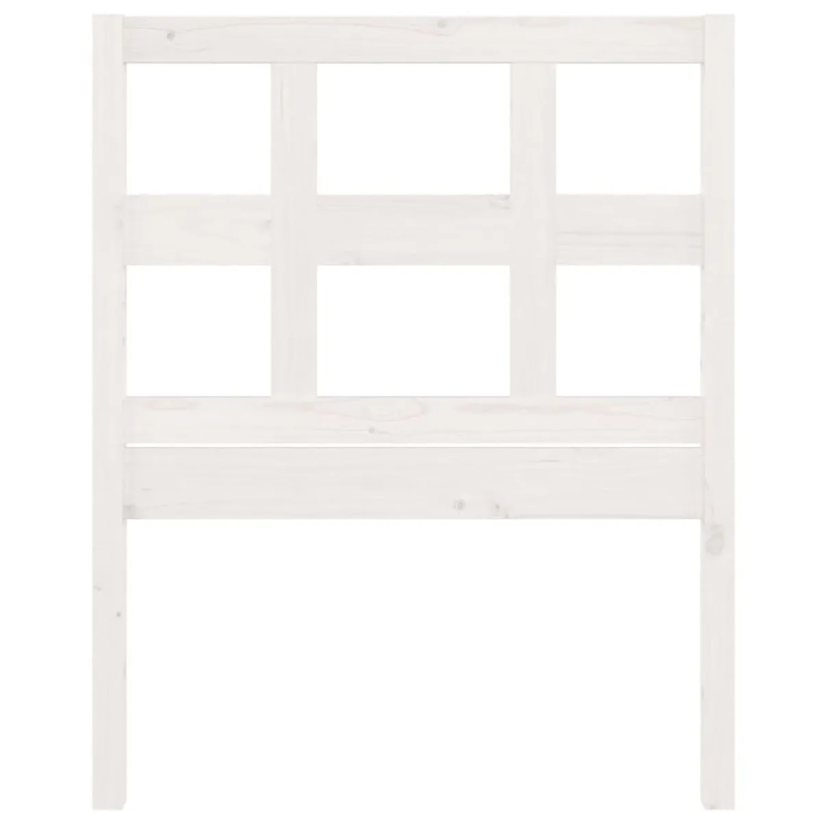 Acheter Maison Chic Tête de lit moderne pour chambre - Décoration de lit Blanc 80,5x4x100 cm Bois massif de pin -MN76919