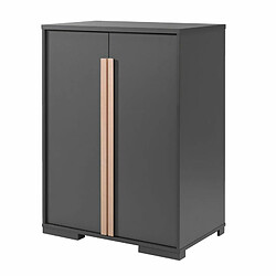 Paris Prix Armoire 2 Portes London 116cm Anthracite 