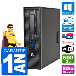 PC HP EliteDesk 800 G1 Intel G3220 RAM 8Go Disque Dur 500Go Windows 10 Wifi - Occasion