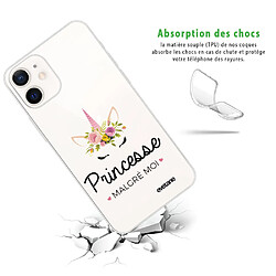 Avis Coque iPhone 12 mini souple transparente Princesse malgré moi 2019 Motif Ecriture Tendance Evetane