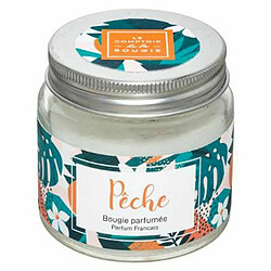 Bougie Parfumée en Verre Bocal 65g Pêche