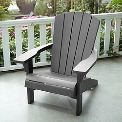 Keter Chaise Adirondack Troy Gris 