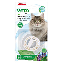 Beaphar Vetopure Collier Répulsif Antiparasitaire Chat et Chaton