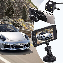 Universal Voiture Auto 4,0 pouces Full HD 1080p Car DVR Camera Recorder Double Lens GPS Logger 