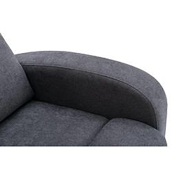 Acheter Vente-Unique Fauteuil relax en tissu gris EVELYN