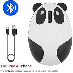 Universal Zysd Mute Wireless Bluetooth Panda Mouse, mini Cartoon cadeau rechargeable Com