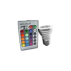 Desineo Lot de 3 Ampoules à LED 15 Couleurs RGB avec télécommande 