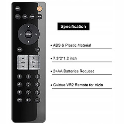 Acheter GUPBOO Télécommande Universelle de Rechange pour Vizio TV