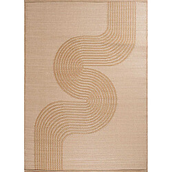 Jardindeco Tapis extérieur en polypropylène Spargi 1743 beige 180 x 280 cm. Tapis extérieur en polypropylène Spargi 1743 beige 180 x 280 cm