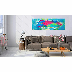 Paris Prix Tableau Imprimé Blue Island 40 x 120 cm