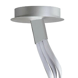 Avis Luminaire Center Semi Plafonnier Nur XL 80W LED 3000K, 6200lm, Dimmable argent/acrylique givré/chrome poli