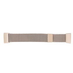 Wewoo Bracelet montre en métal pour Fitbit Charge 3 (or Vintage) 