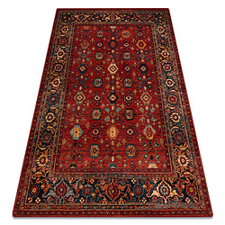 RUGSX Tapis en laine OMEGA PARILLO Cadre rubis 200x300 cm 