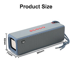 Universal Portable Bluetooth haut-parleurs haute puissance Soundbar Subwoofer HIFI pour ordinateur Smart Phone radio Centre de musique Système sonore sans fil | Haut-parleurs portables (bleu) 