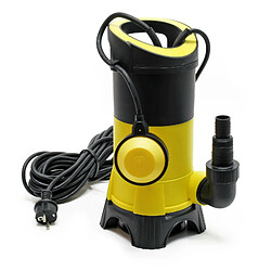 Helloshop26 Pompe pour eaux usées 7500l/h 400 watts pompe submersible construction drainage jaune 16_0000619 