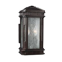 Elstead Lighting Applique murale extérieur Federal Acier Bronze