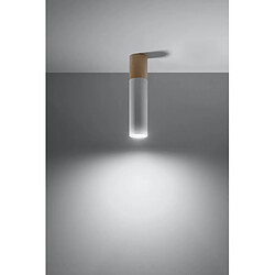 Avis Sollux Plafonniers encastrables Flush Light Blanc, Bois naturel GU10