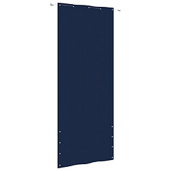 vidaXL Écran de balcon Bleu 100x240 cm Tissu Oxford