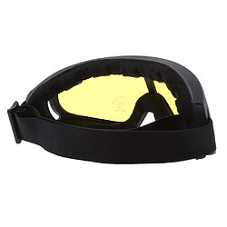 Lunettes De Sport Sports Lunettes Avec Lentille Jaune Pour Moto ATV Dirt Bike