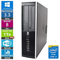 HP Elite 8300 SFF i3-3220 3.30GHz 8Go/1To SSD Wifi W10 · Reconditionné 