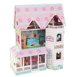 KidKraft Maison de poupées à 3 étages Abbey Manor 60,58x32,77x71,76 cm