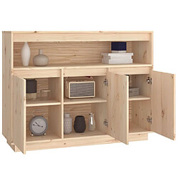 Maison Chic Buffet,Meuble de Rangement,commode pour salon,Cuisine 104,5x34x80 cm Bois massif de pin -MN66847 pas cher