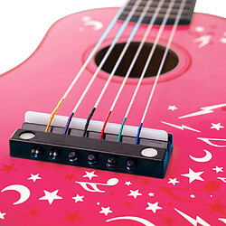 Acheter Tidlo Guitare rose en bois pour enfants