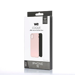 Acheter WE Coque de protection GLASS APPLE IPHONE 11 Rose poudré: Effet vernis contour mat anti-chocs anti-rayures - rigide