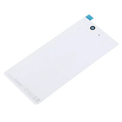 Acheter Wewoo Coque arrière blanc pour Sony Xperia Z / L36h Couverture arrière de batterie de rechange en aluminium