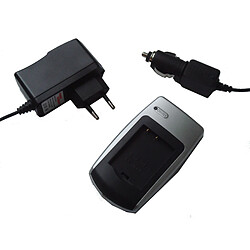 Vhbw CHARGEUR SECTEUR 220V + VOITURE 12V pour BATTERIE CREATIVE VADO VIDEO CAM