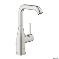 Avis GROHE - Mitigeur monocommande lavabo Essence taille L, supersteel - acier mat