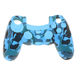 Housse de protection souple en silicone pour Playstation 4 PS4 Controller bleu