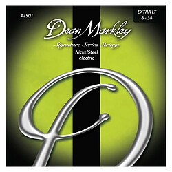 Dean Markley 2501 Signature - Extra Light 8-38 - Jeu de cordes guitare électrique