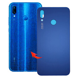 Wewoo Coque arrière bleu pour Huawei P20 Lite Couverture Arrière iPartsAcheter 