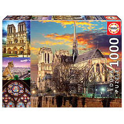 Educa Borras EDUCA - Puzzle - 1000 COLLAGE DE NOTRE-DAME