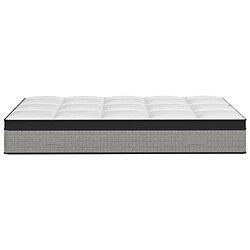 Avis vidaXL Matelas à ressorts ensachés moyen plus 140x190 cm